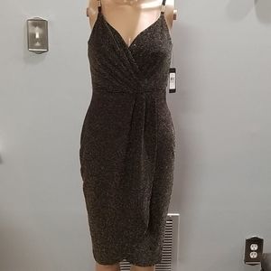 Guess Metallic Print Dress